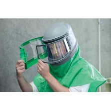 Casco para granallado